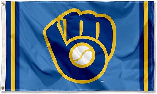 Milwaukee brewers 3x5 flag - 3x5, ft